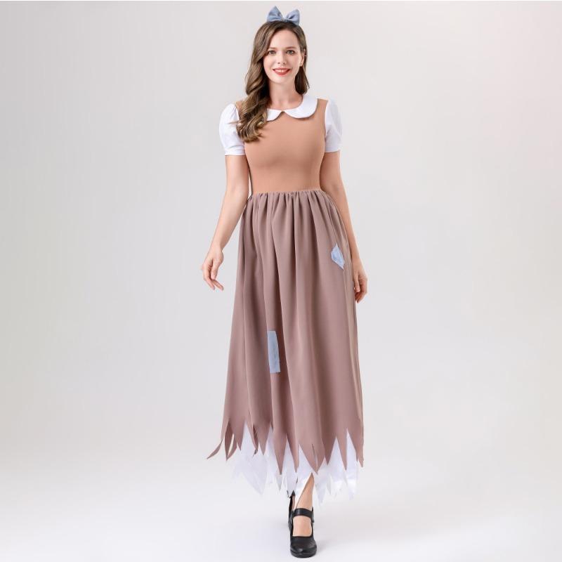 Fashion summer sleeveless Cinderella Snow White rag princess dress women