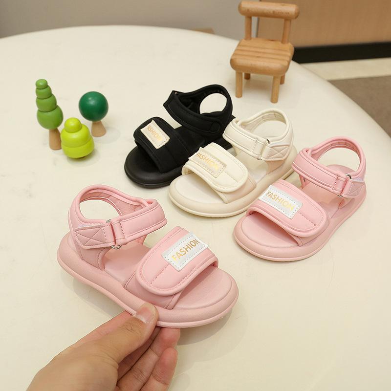 New Style Anti-slip Casual Sandals for Girls, Slip-on Soft-soled Beach Shoes