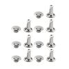 100pcs Double   Rivet Tubular Metal Leather Craft Repairs Studs Decoration