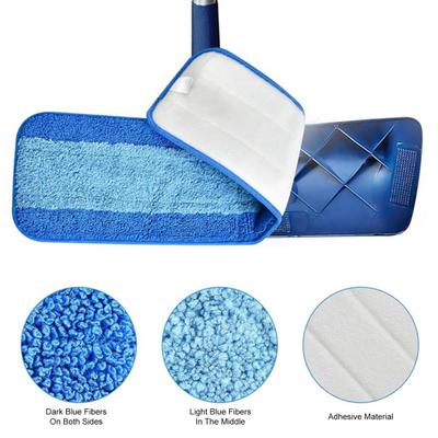 Microfiber Cleaning Mop Pads Set Deep Cleaning Dusting Pads Laminate Floors Reusable Floor Cleaning Pads