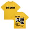 Top Vintage Unisex Estivo Rapper Don Omar Nuovo Album 2026 Grafiche Magliette Uomo Donna Fan Maglietta Musicale Adolescenti Girocollo Manica Corta