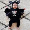 HarnyLoom Kids' Bat Costume, Baby Bat Pumpkin Devil Costume, Cute Cosplay for Boys and Girls, Perfect for Halloween Parties, Christmas, Events,