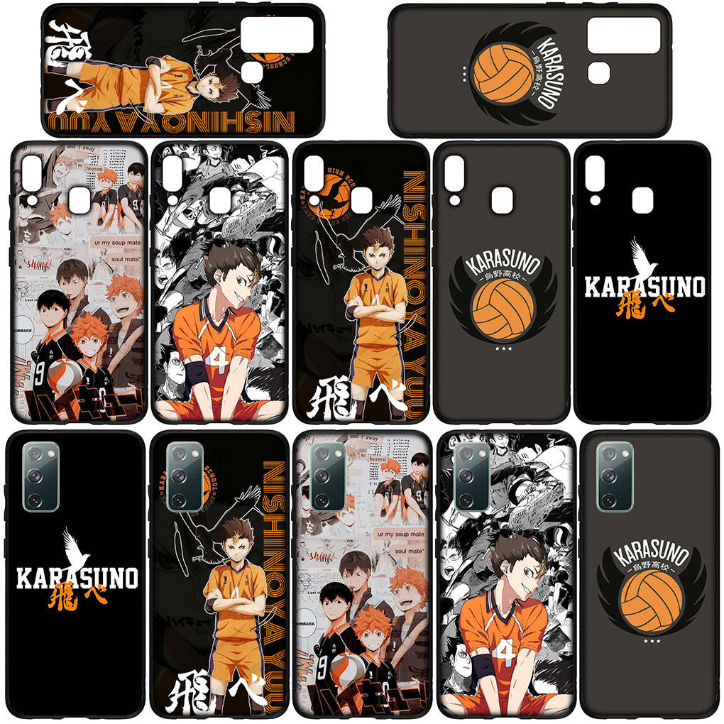 Phone Case for Samsung Galaxy S25 S24 S23 iPhone 16 15 Xiaomi Redmi Note 14 13 12 16E 11 Pro Max OPPO Moto Huawei Karasuno Haikyuu Shoyo Hinata Cover