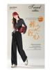 Women's Urban Wool Blend Fleece-Lined Wide-Leg Trousers: Autumn 2025 Bestseller for Comfortable Casual Commutes