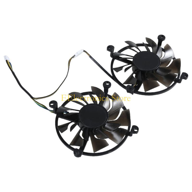 B03C 86mm Graphics Card Cooling Fan with 4Pin Connectors for eForce GTX1060 GTX960 GTX950 Enhances Heat Dissipation