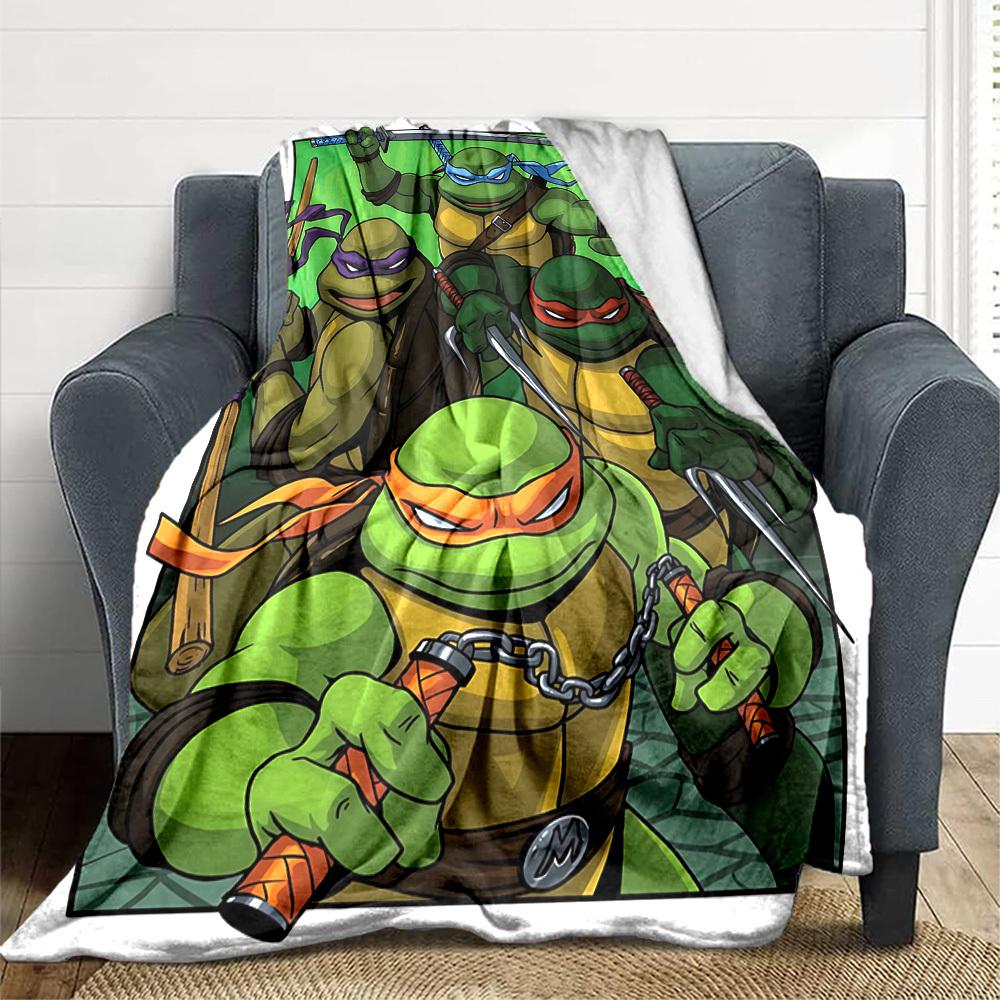 1pc Turtles Blanket Versatile for Couch, Office Bed