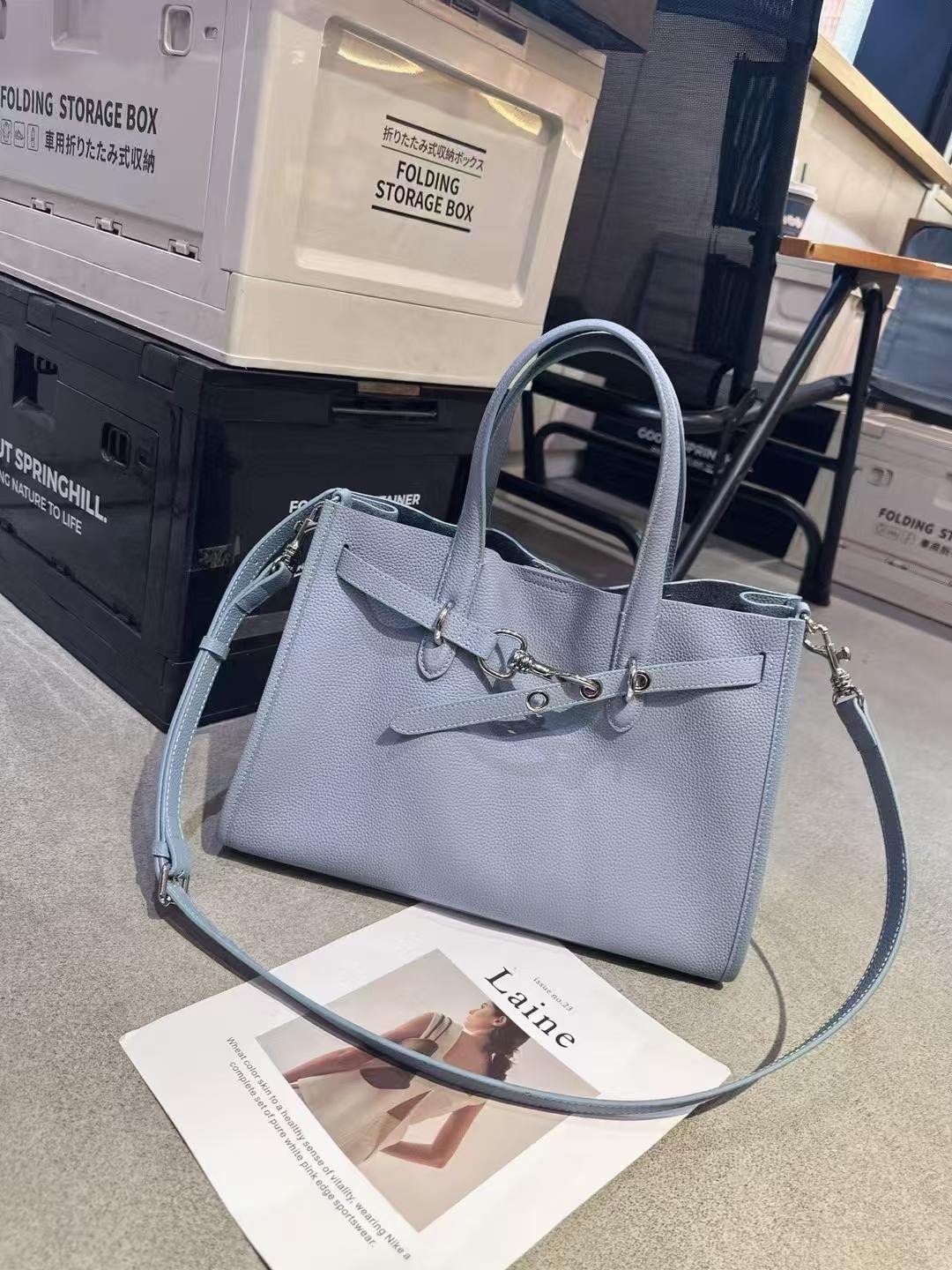 

Luxury Bag Genuine Leather Commuter Bag Women Fashion Shoulder Crossbody Bucket Bag Women A Large Handbag