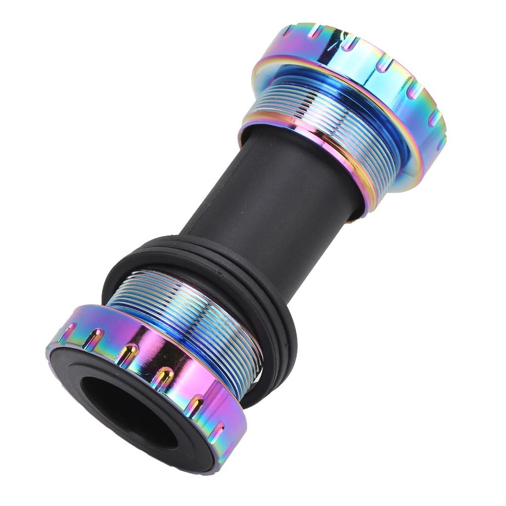 1.37x24T BB Bottom Bracket 68-73mm Lightweight Bottom Bracket Bearings Aluminum Alloy + Nylon Bottom Bracket