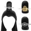 Antique Headwear Ancient Style Hair Crown Hanfu Hairpin Fake Hair Bun  Ming Dynasty