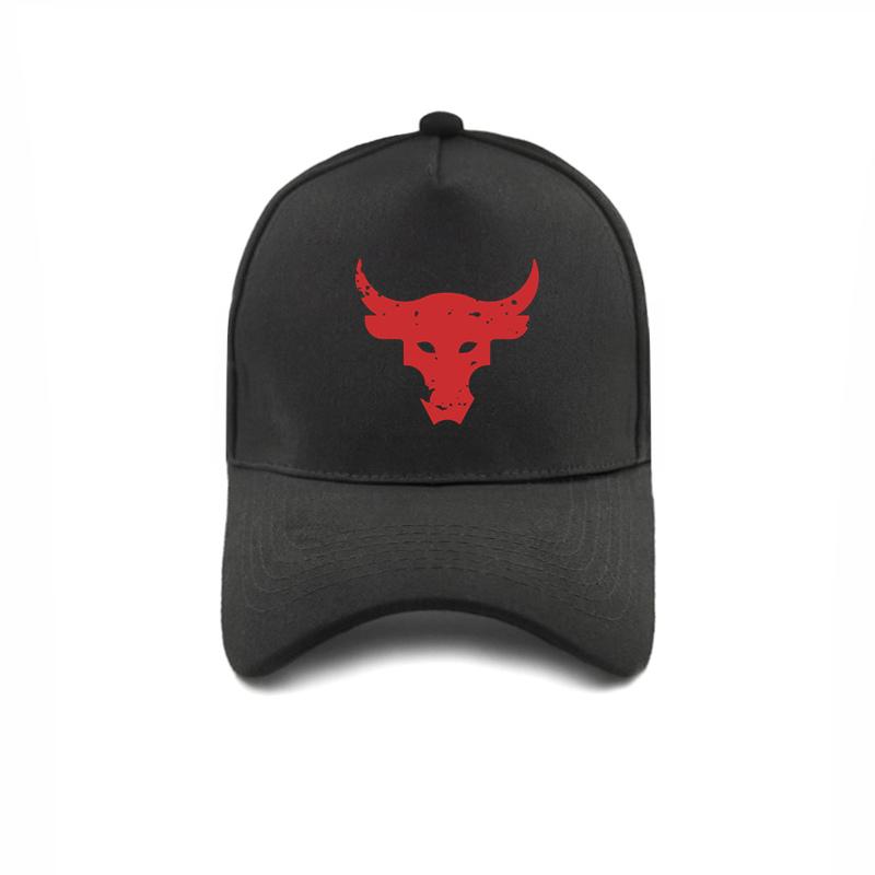 Dwayne Johnson Brahma Bull Tattoo Baseball Caps Fashion Cool Brahma Bull Hats Unisex Caps MZ-440