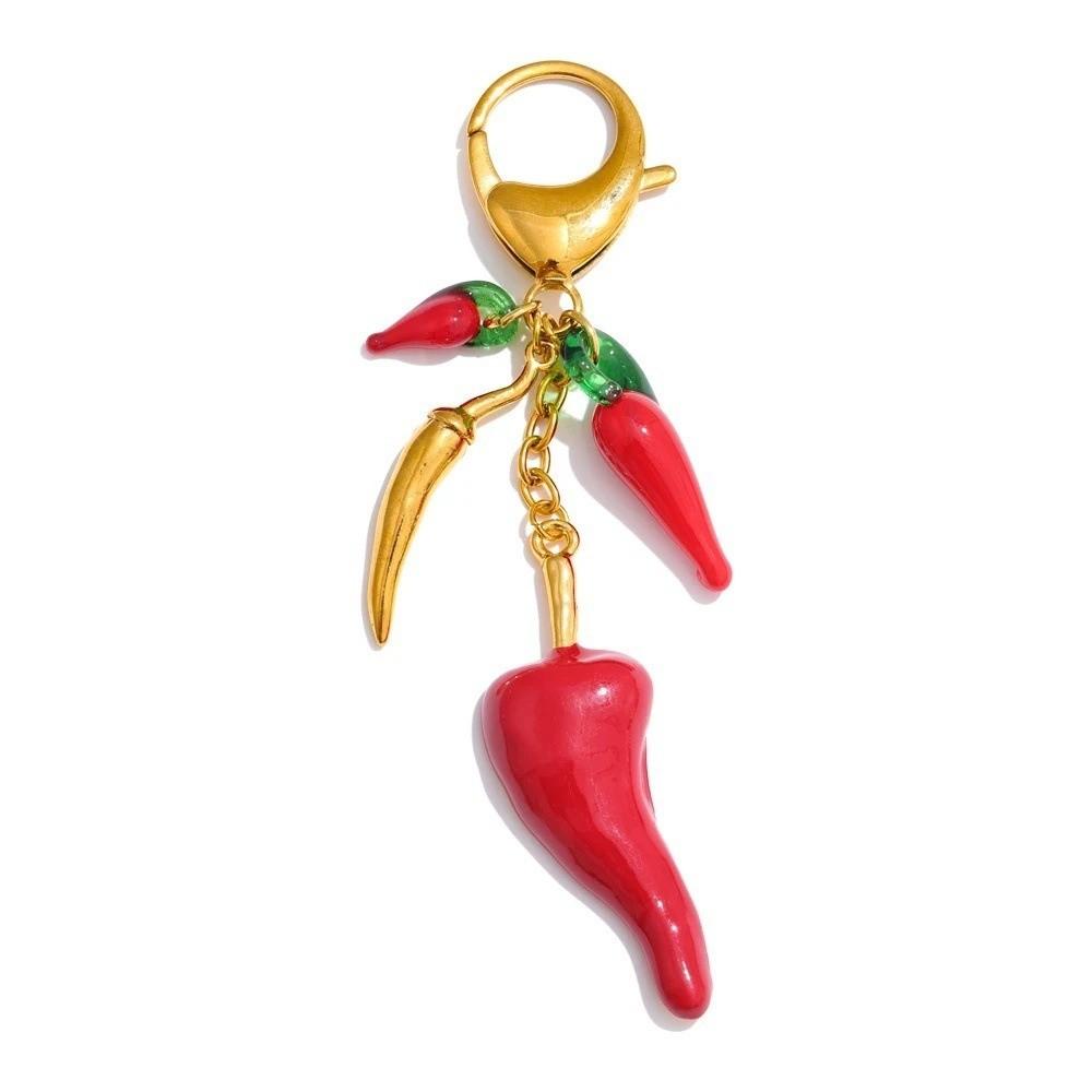 Stainless Steel Starfish Tassel Keychain Waterproof Versatile Bag Charm  Girls