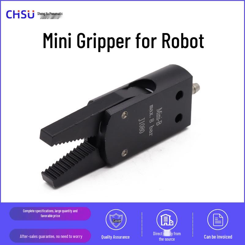 STAR Compact Pneumatic Gripper for Injection Molding Robots - Small Gripper Mini Clip A B C D Gate Clip