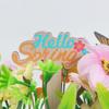 Realistic Easters Faux Potted Plant Bonsais Spring Artificial Flowers Arrangement In Pots Vase for Festives Decorations
