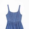 2025 Summer Women's Fashion Flared Hem Denim Dress - European & American Style