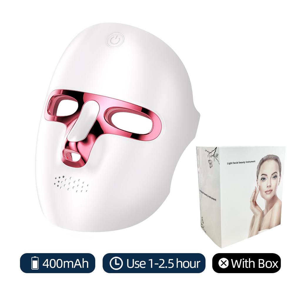 Forevrelily LED Face Mask Wireless 7 Color LED Facial Mask Photon Skin Repair Anti Aging Rejuvenation LED Beauty Devices