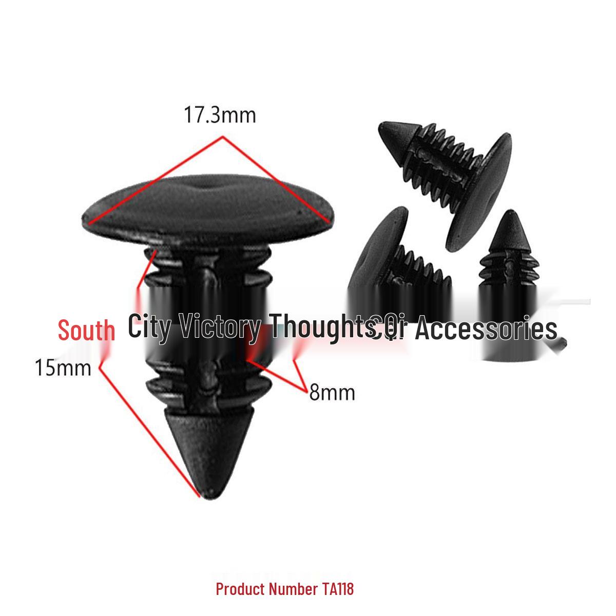 

Universal Car Headliner and Trunk Insulation Fixing Clips Pack of 100