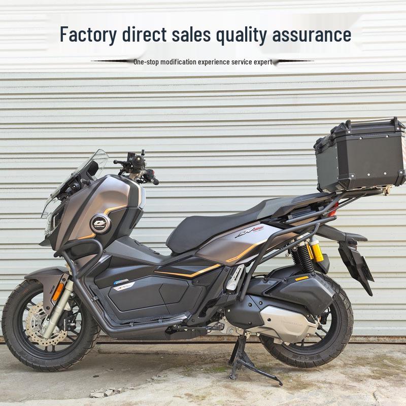 Qianjiang QJ Hong 150ADV Rear Guard Bumper Tail Rack & Backrest Set