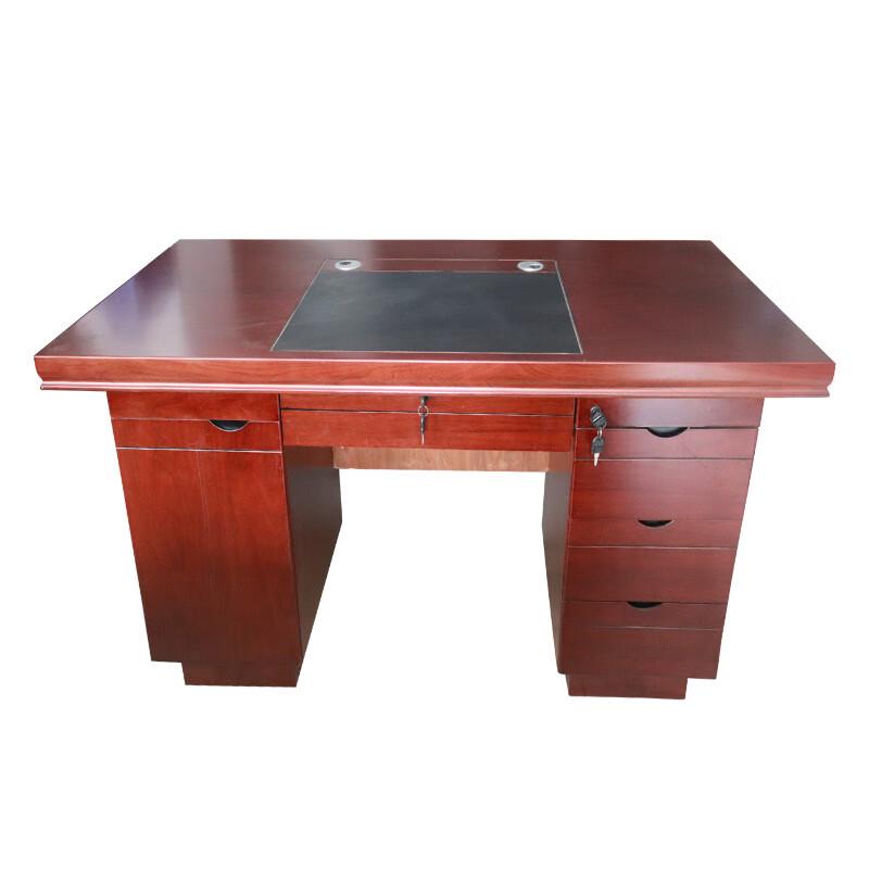 Modern Executive Office Desk with Storage
