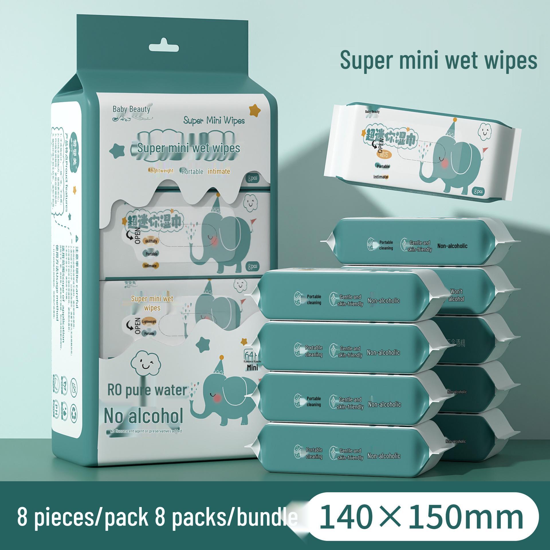 

Новичок 2 Бесплатная доставка: Толстые мини детские салфетки, для рук и рта детей - Маленькая упаковка