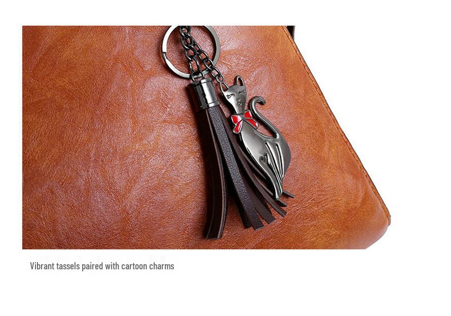 2025 Cross-Border E-commerce Fashion: European & American Retro Women's Crossbody & Shoulder Bag Set