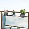 Wall Planter Shelf Rustproof Iron Storage Rack Space Saving Vertical Garden Organizer For Multiple Flower Pots