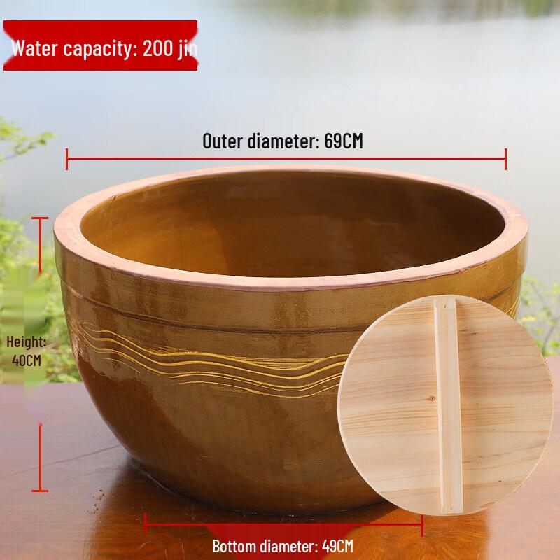 Traditional Ceramic Fermentation Jar