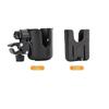 Quick Release Stroller Water Bottle Organizer with Phone Holder Trolley Drinks Holder  Trolley