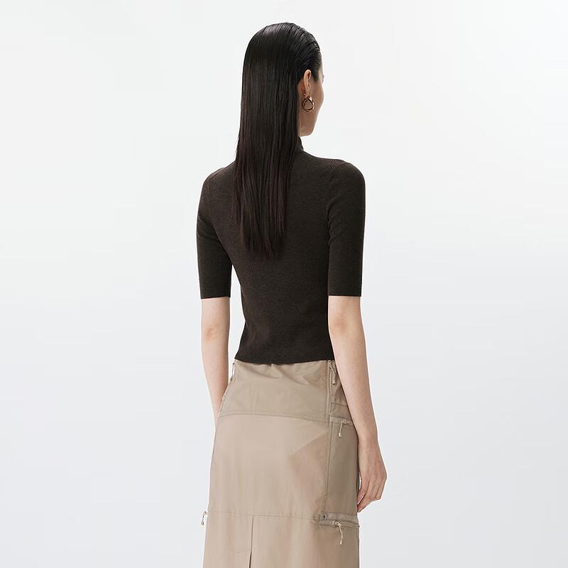 JNBY 2025 Spring Short Sleeve Knit Top