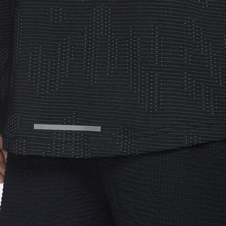 Nike Pinnacle Running Division Modna Wygodna Wszechstronna Jednolity Kolor Bluza Pulower Męska Czarna FZ1122010