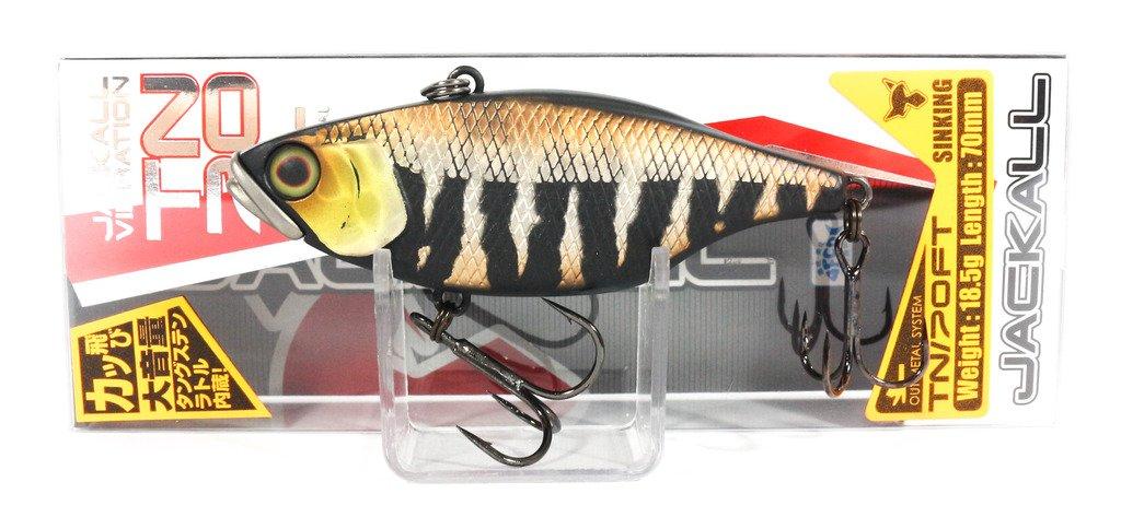 JACKALL Воблер-вибрация TN70 Полностью вольфрамовый 70мм Черный Маленькое железо Серебро Сибу 18.5г