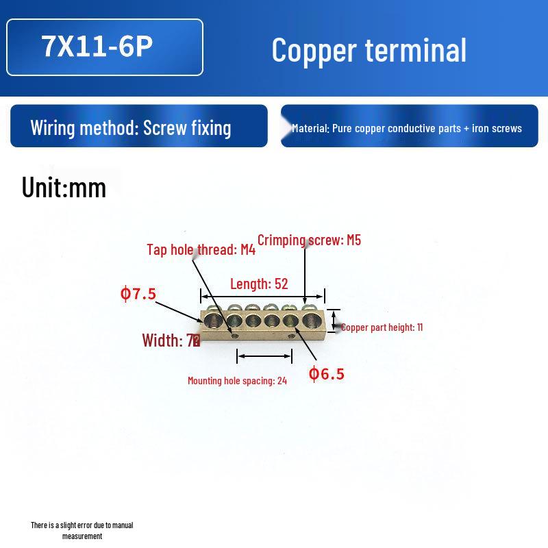 PZ30 Copper Terminal Blocks with Screws