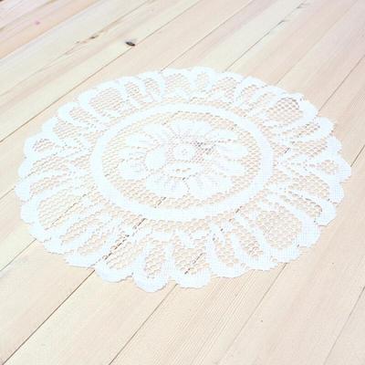 Blumen-Spitzen-Tischdecke Tischset 2er-Set