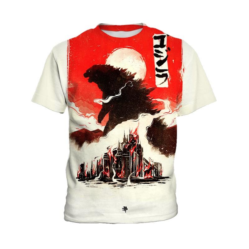 Children's Short Sleeved T-shirt Cartoon Round Neck Summer Comfortable Children's T-shirt
