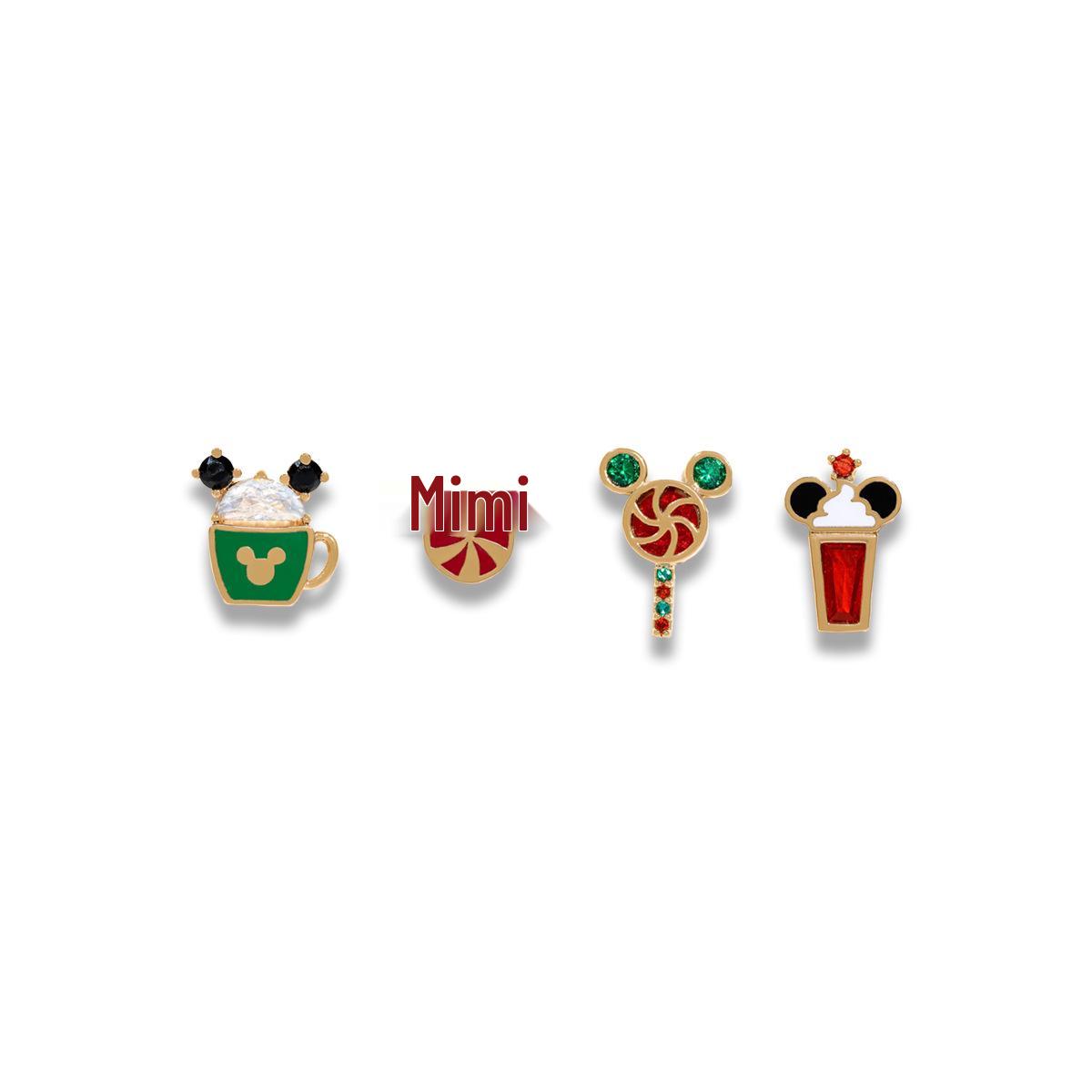 

Европейские и американские рождественские серьги-пусеты с бантом в виде снеговика