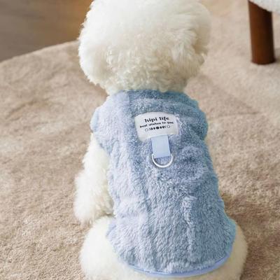 Cappotto in cotone per cuccioli e cani di piccola taglia, facilmente tirabile: Caldo per autunno/inverno, anti-caduta, adatto a Teddy, Bichon, Pomerania e gatti.