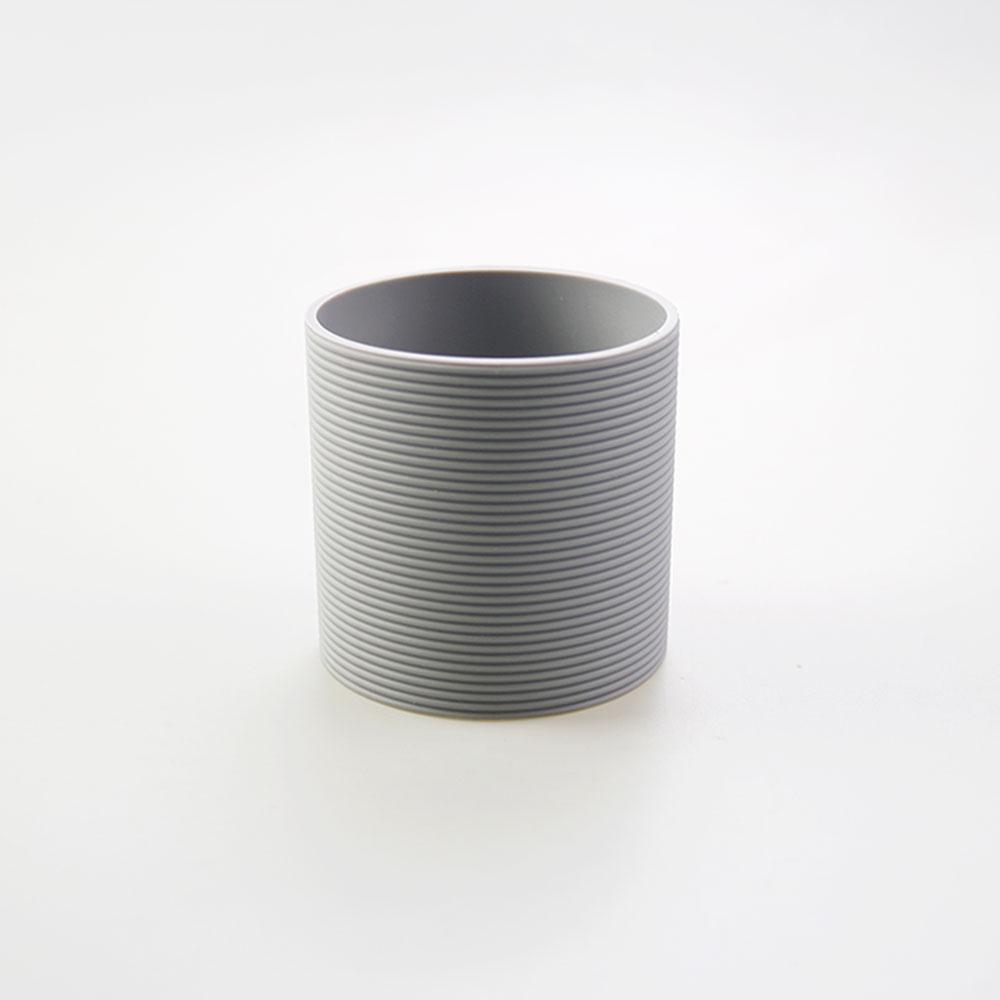 SW 1PC 16 Colors 6.5CM Silicone Cup Cover Stripes Non-slip Heat Insulated For Glass Cup Sleeve 65MM Water Bottle Cup Sleeve