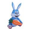 1.2 M Easter Inflatables Rabbit Cartoon Cute Fun Innovative Blow Up Easter Inflatable Outdoor