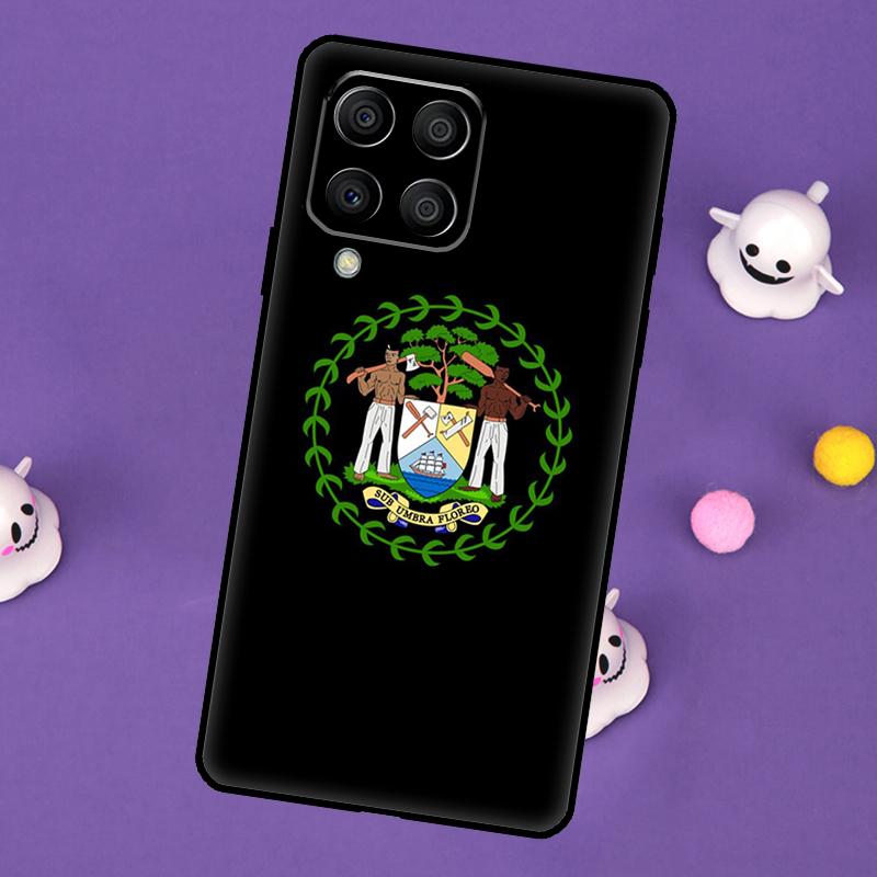 

Belize Flag Cover For Samsung Galaxy M55 M15 M33 M13 M23 M53 M31 M51 M14 M34 M54 M20 M30s M52 M32 Case Samsung M54