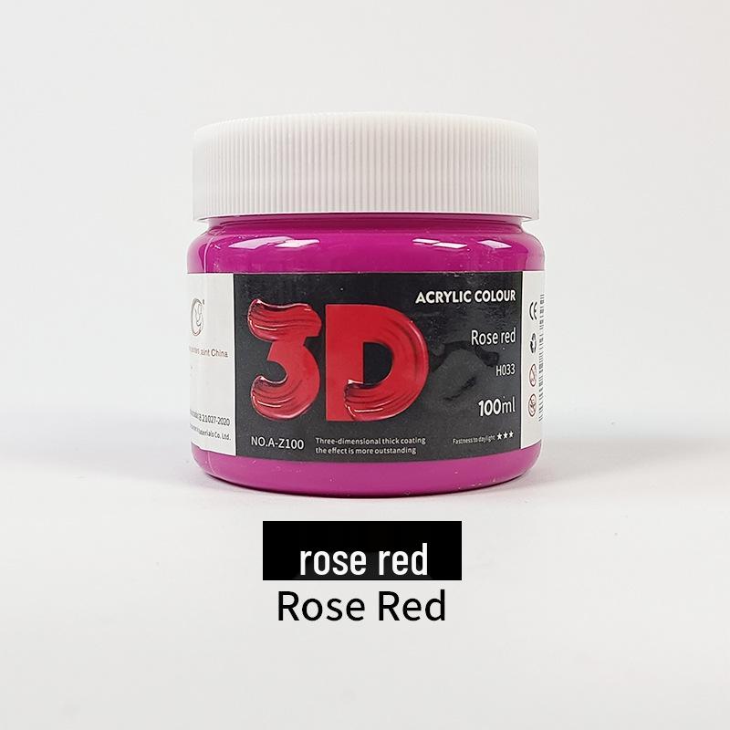 100ml Acrylic Paint for Children's Doodles and Plaster Dolls