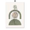 Shape Leaves Vintage Boho Posters Prints Wall Art Pictures Nordic Living Room Home Decor Canvas Painting Abstract Geometric