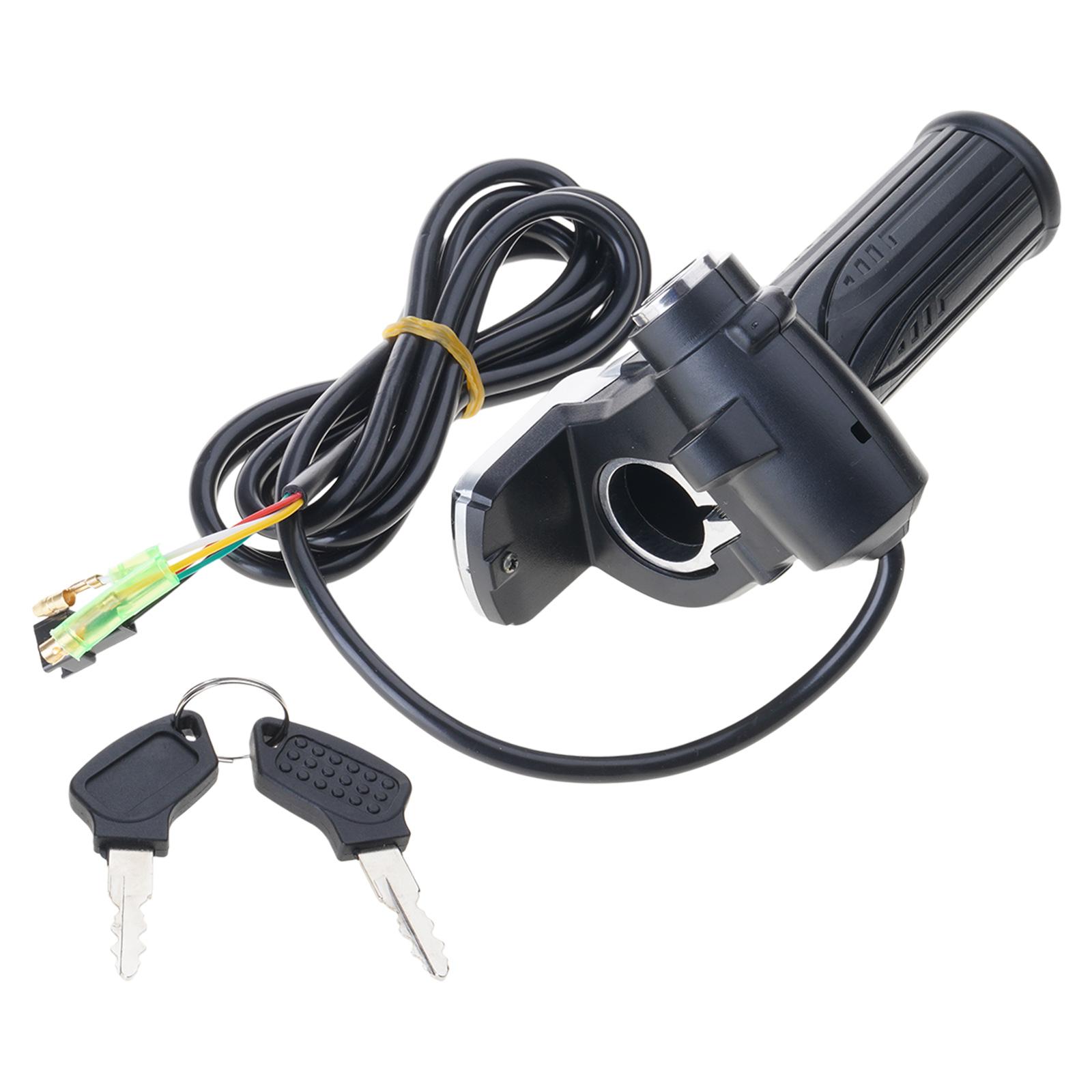 

Half Twists Throttles Handle Secure Ergonomic Electric Scooters Throttles Handle Suitable for Various Models