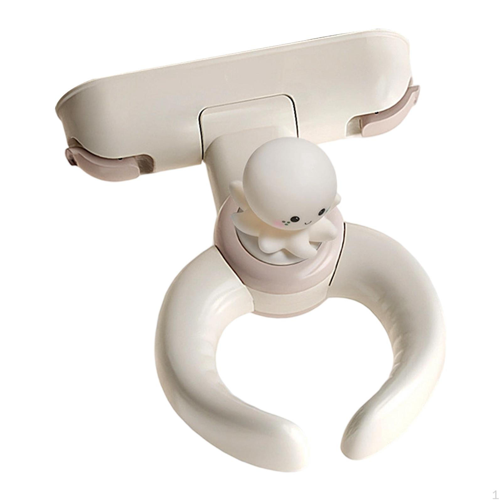 

Подставка для ванны Гладкие ручки Звучащая игрушка Множество сливных отверстий Регулируемая с присосками Hug коричневый