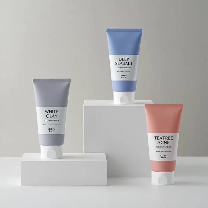 Happy Bath Natural Cleansing Foam 3 Pack (Optional)