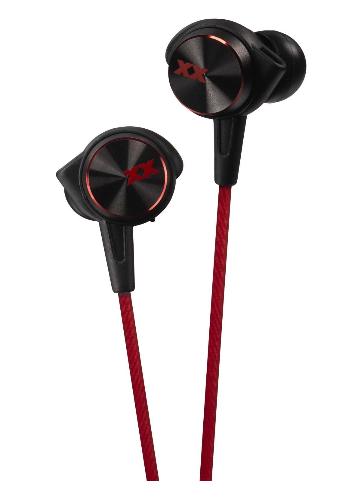 

JVC Kenwood JVC Earphones XX Series Deep Bass Black Red In-Ear & HA-FX77X-BR