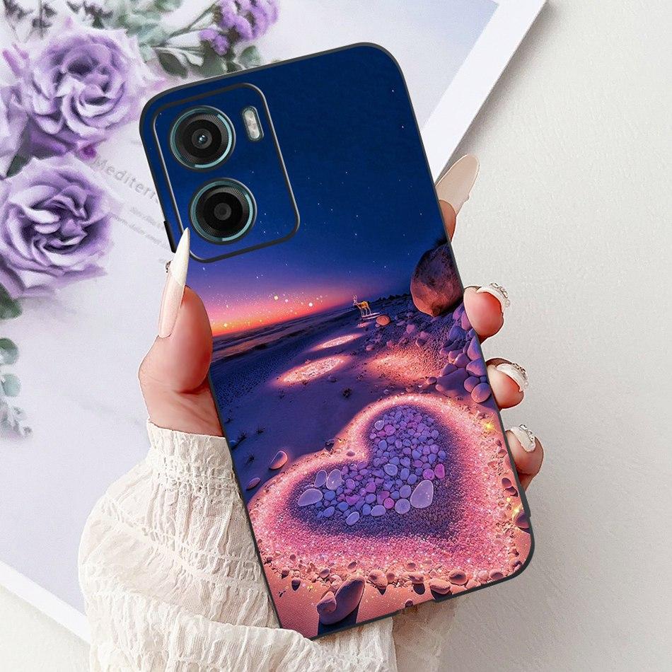 For Motorola Moto G05 G15 E15 2024 Floral Butterfly Phone Case For MOTO G05 G15 E15 4G Black Silicone Soft Lightweight Case