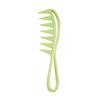 Hairdressing Candy Color Wide Tooth Comb Shark Shape Comb Retro Oil Back Hair Salon Comb Household Hollow Massage Comb Styling