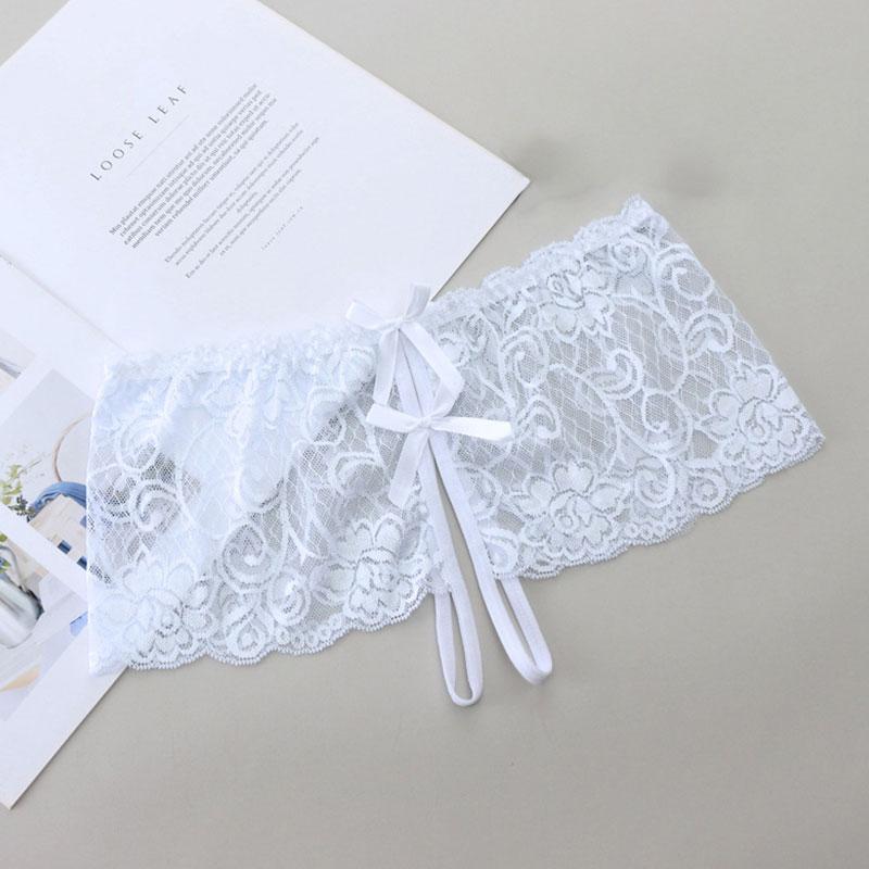 Sexy Lace Open Crotch Panties For Women Hollow Out Open Crotchless Briefs Transparent G-strings Thongs Female Underpant Lingerie