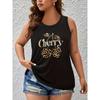 Leopard Tank Tops Cat Skull Dog Horse 3D Print Women O-Neck Floral Vest Off Shoulder Y2k Sleeveless Camisole Woman Top Clothing