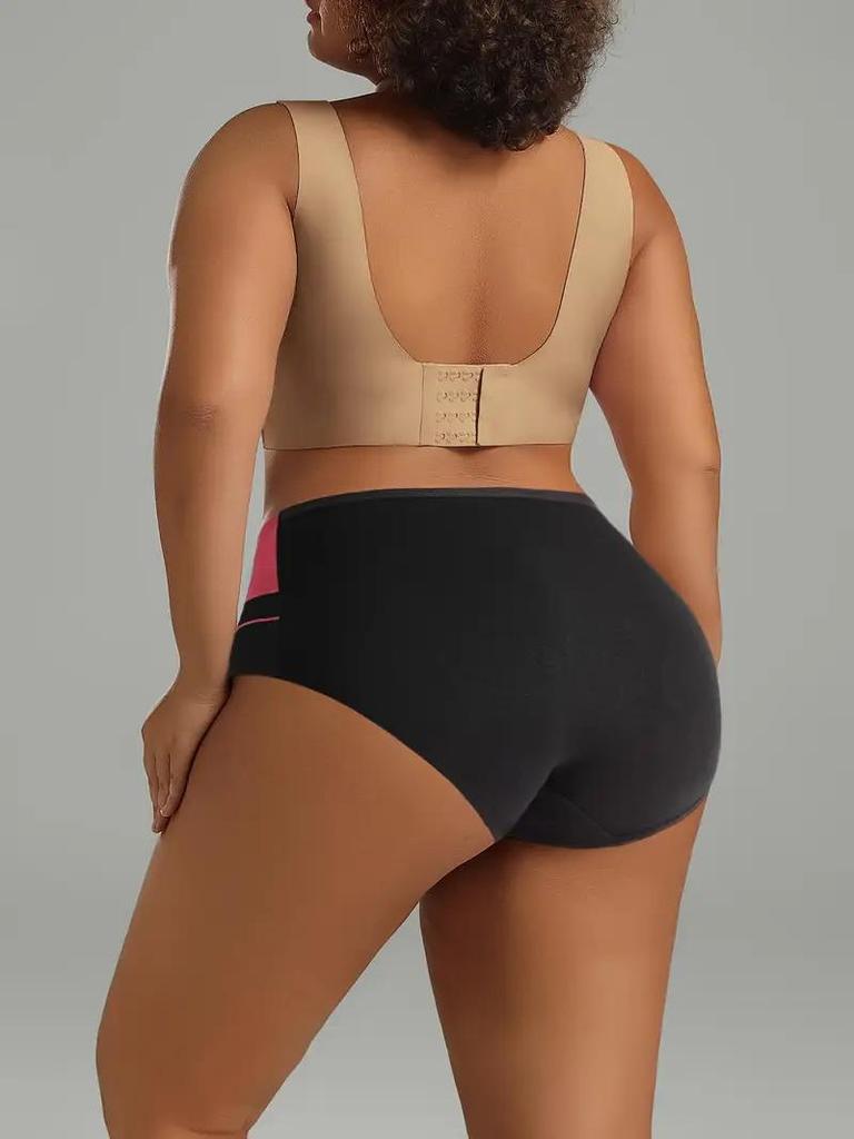 High Waist Body Shaper Underwear Women Panties Soft Cotton Ladies Briefs Slim Breathable Panty Plus Size Female Lingerie