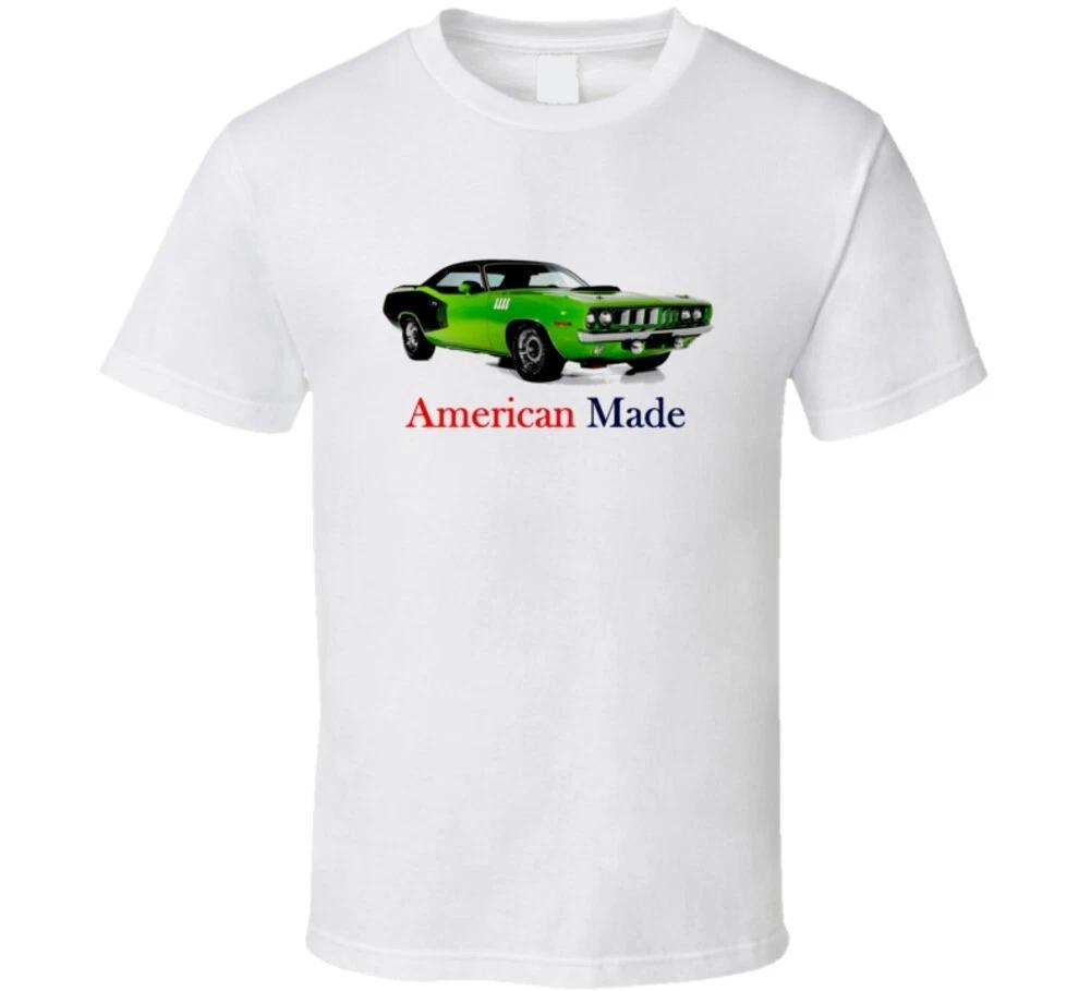 American Made 70 Cuda Musclecar Gift T Shirt XL